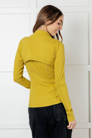 Staying Swift Activewear Jacket in Yellow Pear-[option4]-[option5]-[option6]-[option7]-[option8]-Womens-Clothing-Shop