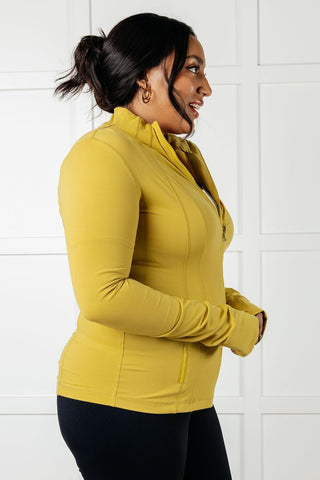 Staying Swift Activewear Jacket in Yellow Pear-[option4]-[option5]-[option6]-[option7]-[option8]-Womens-Clothing-Shop