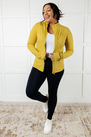 Staying Swift Activewear Jacket in Yellow Pear-[option4]-[option5]-[option6]-[option7]-[option8]-Womens-Clothing-Shop