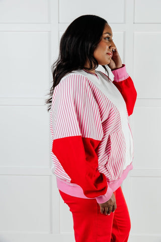 Stripes on My Sleeves Color Block Pullover-[option4]-[option5]-[option6]-[option7]-[option8]-Womens-Clothing-Shop