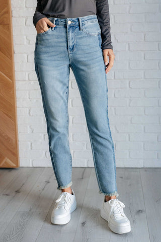 Susan High Rise Side Panel Detail Slim Jeans-[option4]-[option5]-[option6]-[option7]-[option8]-Womens-Clothing-Shop