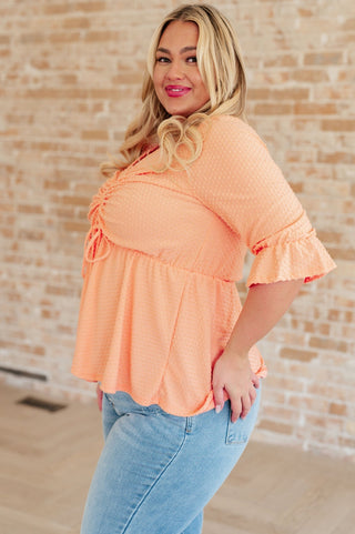 Sweet Sherbet Swiss Dot Top-[option4]-[option5]-[option6]-[option7]-[option8]-Womens-Clothing-Shop