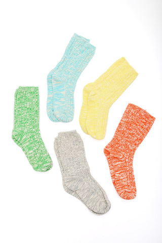 Sweet Socks Heathered Scrunch Socks-[option4]-[option5]-[option6]-[option7]-[option8]-Womens-Clothing-Shop