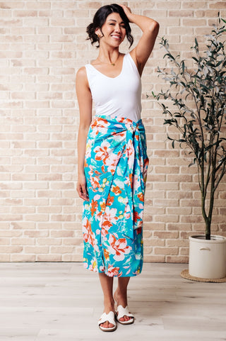 Take Me Outside Wrap Around Skirt in Blue-[option4]-[option5]-[option6]-[option7]-[option8]-Womens-Clothing-Shop