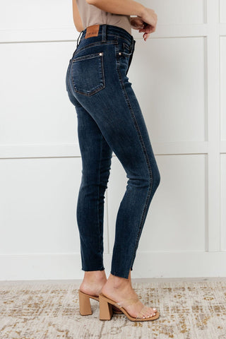 Tessa High Rise Control Top Step Hem Skinny Jeans-[option4]-[option5]-[option6]-[option7]-[option8]-Womens-Clothing-Shop