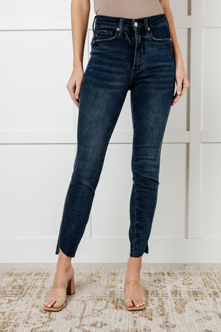 Tessa High Rise Control Top Step Hem Skinny Jeans-[option4]-[option5]-[option6]-[option7]-[option8]-Womens-Clothing-Shop