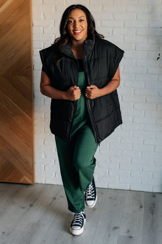 Totally Me Spaghetti Strap Jumpsuit in Dark Green-[option4]-[option5]-[option6]-[option7]-[option8]-Womens-Clothing-Shop