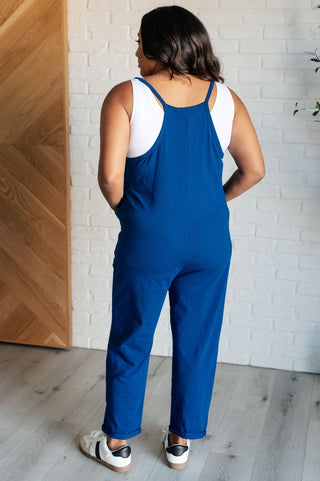 Totally Me Spaghetti Strap Jumpsuit in Light Navy-[option4]-[option5]-[option6]-[option7]-[option8]-Womens-Clothing-Shop