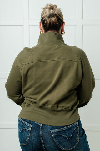 Under Her Spell Half Zip Pullover in Green-[option4]-[option5]-[option6]-[option7]-[option8]-Womens-Clothing-Shop