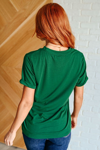 Uptown Crew T-Shirt in Green-[option4]-[option5]-[option6]-[option7]-[option8]-Womens-Clothing-Shop