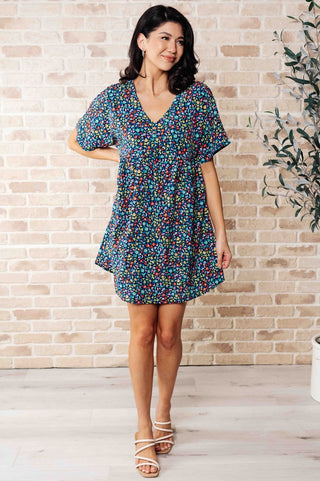 What's the Hurry About? Floral Dress-[option4]-[option5]-[option6]-[option7]-[option8]-Womens-Clothing-Shop