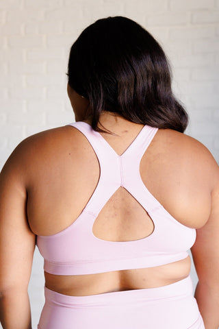 Working Out My Ego Cross Back Sports Bra in Mauve Peony-[option4]-[option5]-[option6]-[option7]-[option8]-Womens-Clothing-Shop