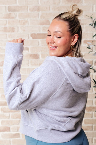 Working Up A Sweat Hooded Pullover in Grey-[option4]-[option5]-[option6]-[option7]-[option8]-Womens-Clothing-Shop