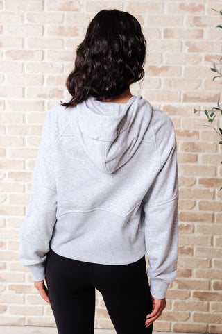 Working Up A Sweat Hooded Pullover in Grey-[option4]-[option5]-[option6]-[option7]-[option8]-Womens-Clothing-Shop