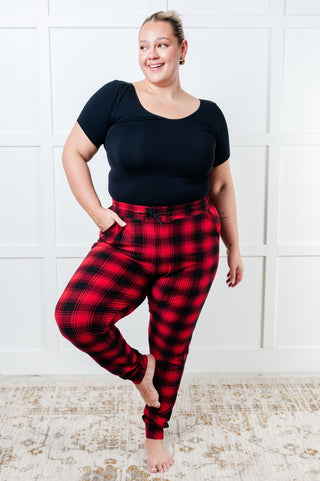 Your New Favorite Joggers in Red Plaid-[option4]-[option5]-[option6]-[option7]-[option8]-Womens-Clothing-Shop