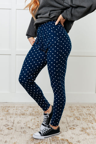 Your New Favorite Joggers in White Polka Dot-[option4]-[option5]-[option6]-[option7]-[option8]-Womens-Clothing-Shop