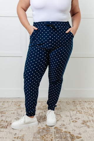 Your New Favorite Joggers in White Polka Dot-[option4]-[option5]-[option6]-[option7]-[option8]-Womens-Clothing-Shop