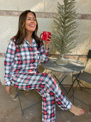 PREORDER: Holiday Plaid Pajama Set-[option4]-[option5]-[option6]-[option7]-[option8]-Womens-Clothing-Shop