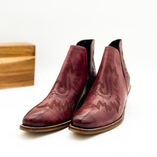 Kickin' Booties in Burgundy-[option4]-[option5]-[option6]-[option7]-[option8]-Womens-Clothing-Shop