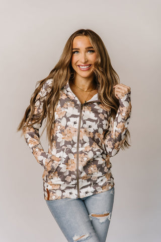 Ampersand Avenue Fullzip Sweatshirt | Floral Harmony-[option4]-[option5]-[option6]-[option7]-[option8]-Womens-Clothing-Shop