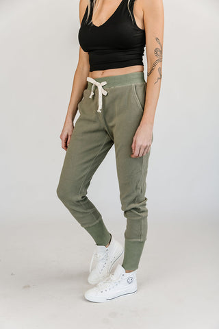 Ampersand Avenue Waffle Knit Joggers | Willow-[option4]-[option5]-[option6]-[option7]-[option8]-Womens-Clothing-Shop