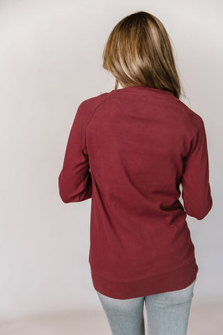 Ampersand Avenue Classic Pullover | Cranberry-[option4]-[option5]-[option6]-[option7]-[option8]-Womens-Clothing-Shop