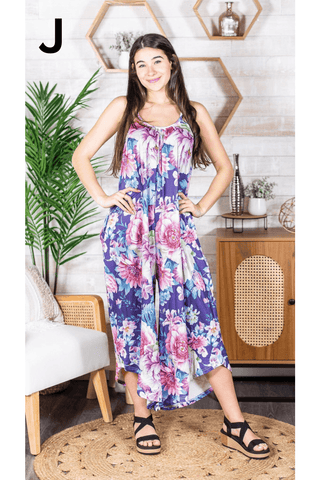 PREORDER: Relaxed Fit Jumpsuit in Assorted Prints-[option4]-[option5]-[option6]-[option7]-[option8]-Womens-Clothing-Shop