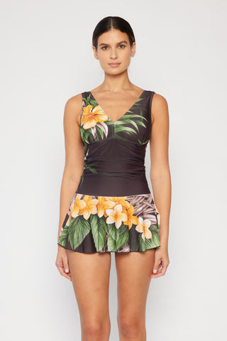 Clear Waters Swim Dress in Aloha Brown-[option4]-[option5]-[option6]-[option7]-[option8]-Womens-Clothing-Shop