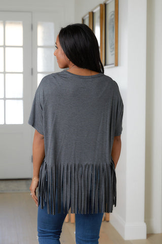 Blake Fringe Hem Top-[option4]-[option5]-[option6]-[option7]-[option8]-Womens-Clothing-Shop