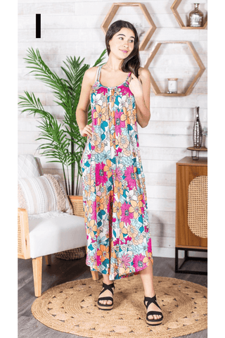 PREORDER: Relaxed Fit Jumpsuit in Assorted Prints-[option4]-[option5]-[option6]-[option7]-[option8]-Womens-Clothing-Shop