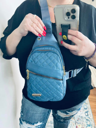PREORDER: Quilted Sling Bag in Five Colors-[option4]-[option5]-[option6]-[option7]-[option8]-Womens-Clothing-Shop
