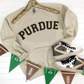 PREORDER: Game Day Patch Sweatshirt-[option4]-[option5]-[option6]-[option7]-[option8]-Womens-Clothing-Shop