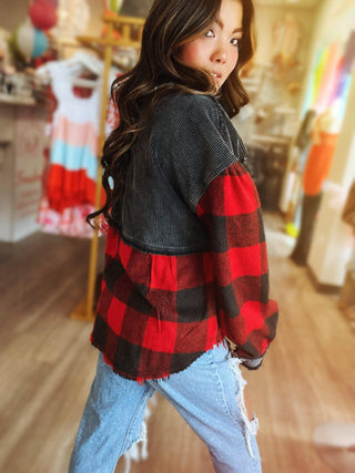 PREORDER: Layla Plaid Shacket-[option4]-[option5]-[option6]-[option7]-[option8]-Womens-Clothing-Shop