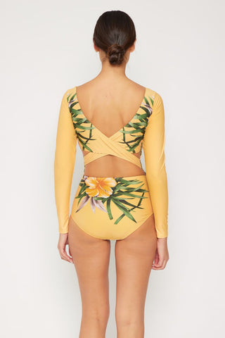 Cool Down Longsleeve One-Piece Swimsuit-[option4]-[option5]-[option6]-[option7]-[option8]-Womens-Clothing-Shop