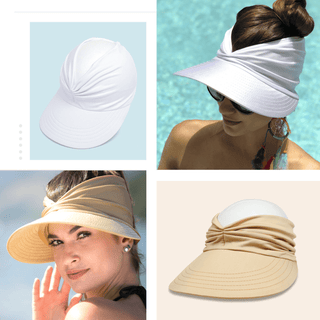 PREORDER: Ruched Visor in Assorted Colors-[option4]-[option5]-[option6]-[option7]-[option8]-Womens-Clothing-Shop