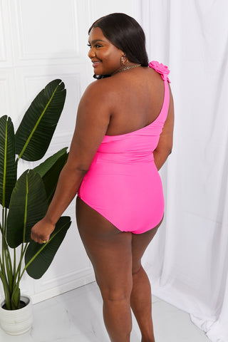 Deep End One-Shoulder One-Piece Swimsuit-[option4]-[option5]-[option6]-[option7]-[option8]-Womens-Clothing-Shop