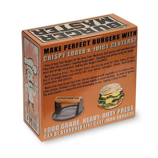 PREORDER: Burger Master Cast Iron-OS-[option4]-[option5]-[option6]-[option7]-[option8]-Womens-Clothing-Shop