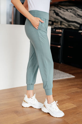 Always Accelerating Joggers in Tidewater Teal-[option4]-[option5]-[option6]-[option7]-[option8]-Womens-Clothing-Shop