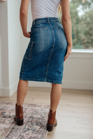 Always Be There Cargo Denim Skirt-[option4]-[option5]-[option6]-[option7]-[option8]-Womens-Clothing-Shop