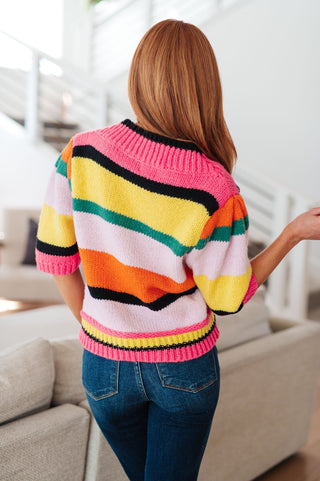 Bright Side Striped Sweater-[option4]-[option5]-[option6]-[option7]-[option8]-Womens-Clothing-Shop