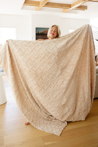 Clara Blanket Family Cuddle Size in Beige-Beige-[option4]-[option5]-[option6]-[option7]-[option8]-Womens-Clothing-Shop