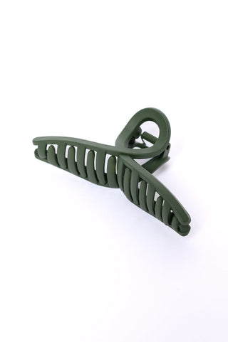 Claw Clip Set of 4 in Forest Green-OS-[option4]-[option5]-[option6]-[option7]-[option8]-Womens-Clothing-Shop