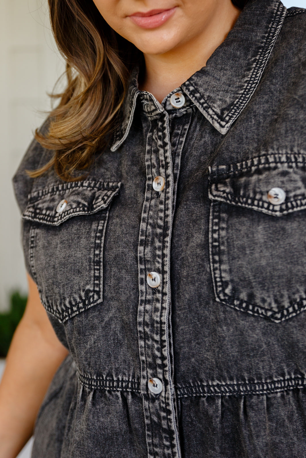 DENIM PATCH SHIRT