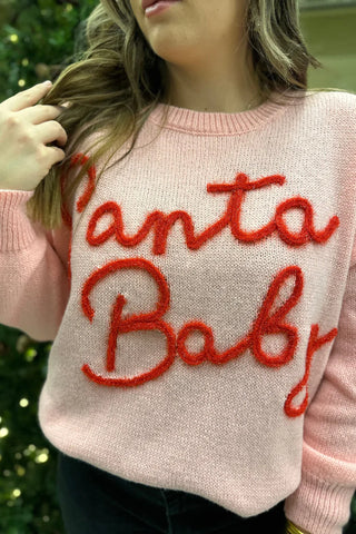 PREORDER: Santa Baby Tinsel Sweater-[option4]-[option5]-[option6]-[option7]-[option8]-Womens-Clothing-Shop