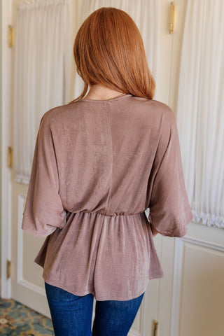 Dazzlingly Draped V-Neck Blouse-[option4]-[option5]-[option6]-[option7]-[option8]-Womens-Clothing-Shop