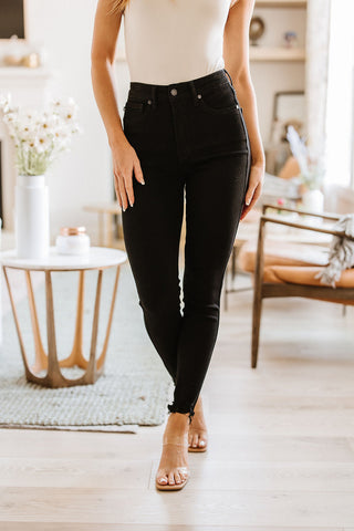 Ebony High Rise Tummy Control Skinny Jeans-[option4]-[option5]-[option6]-[option7]-[option8]-Womens-Clothing-Shop