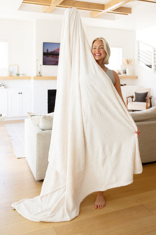 Emerson Blanket Family Cuddle Size in White-White-[option4]-[option5]-[option6]-[option7]-[option8]-Womens-Clothing-Shop