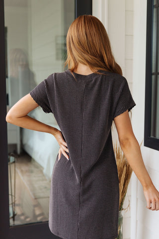 Everyday Favorite Ribbed Knit Dress in Black-[option4]-[option5]-[option6]-[option7]-[option8]-Womens-Clothing-Shop