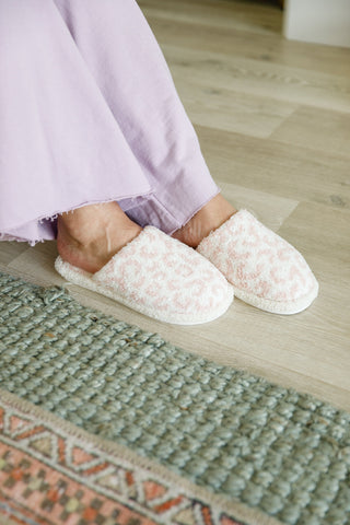 Fuzziest Feet Animal Print Slippers In Pink-[option4]-[option5]-[option6]-[option7]-[option8]-Womens-Clothing-Shop