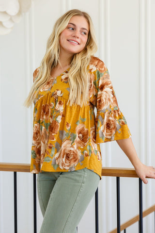 Go With the Flow V-Neck Top-[option4]-[option5]-[option6]-[option7]-[option8]-Womens-Clothing-Shop